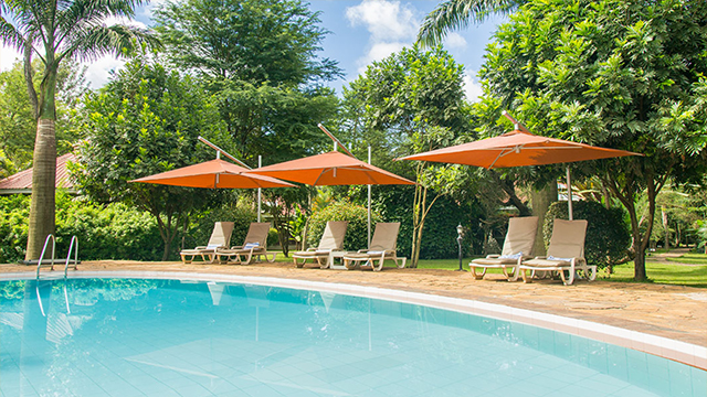 Pool at Planet Lodge in Arusha